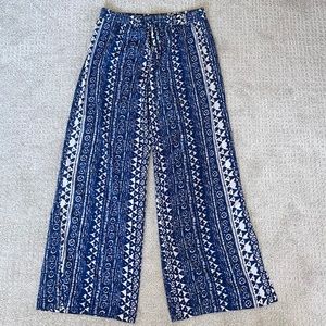 Elan Patterned Wide Leg Pants